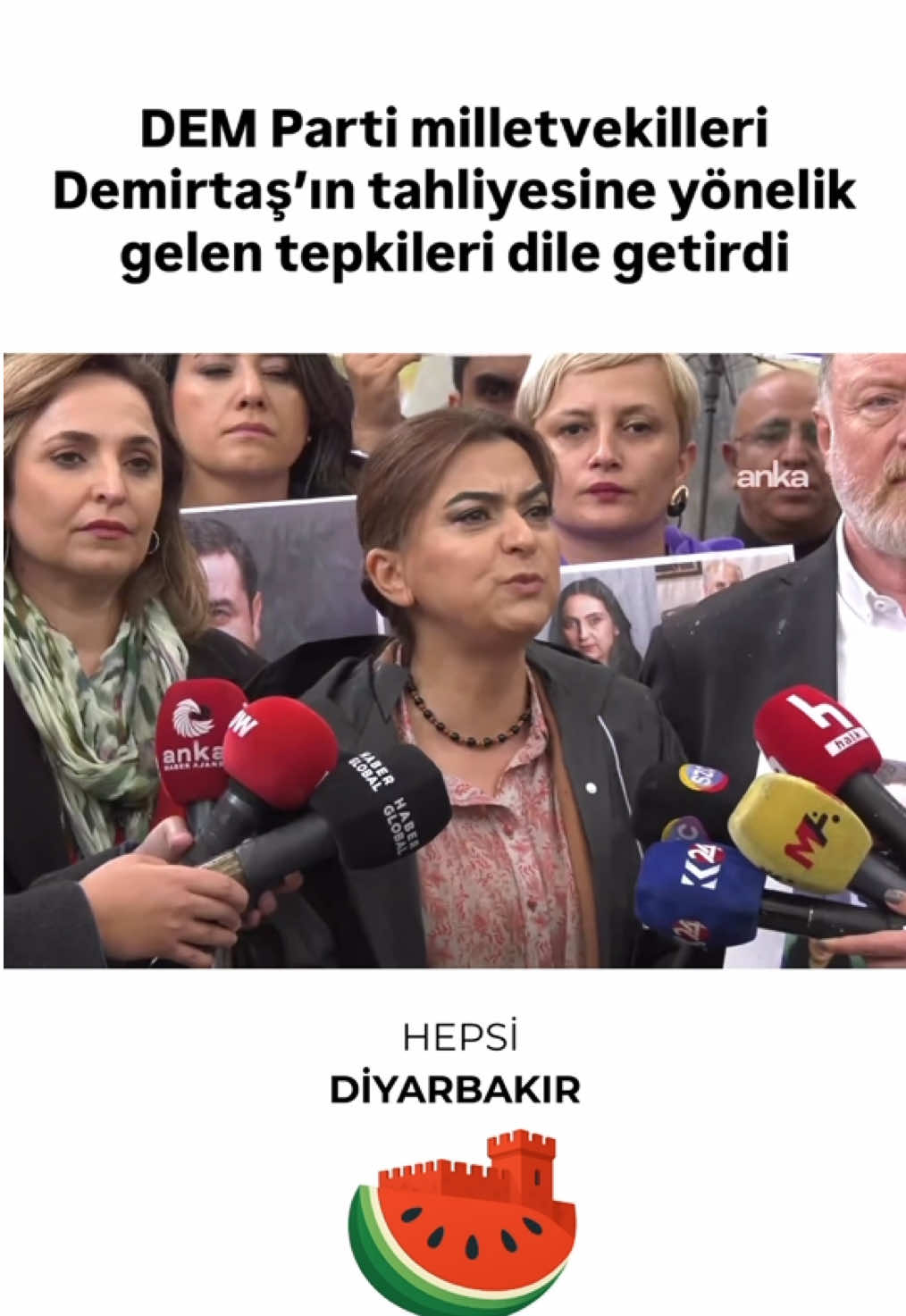 DEM Parti milletvekilleri ADALET BAKANLIĞI önünde Demirtaş’ın tahliyesine yönelik gelen tepkileri dile getirdi 