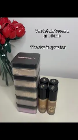 The best duo 😮‍💨❤️‍🔥 @TooFacedUK @Huda Beauty #fyp #beauty #makeup #foryou #baddiemakeup 