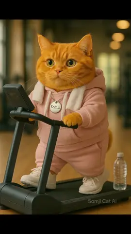 แม่แม่~ ส้มออกกำลังกายแล้วนะค้าบ 😽💪💕 #somjicatai #แมว #cat #ออกกําลังกาย #แมวอ้วน 