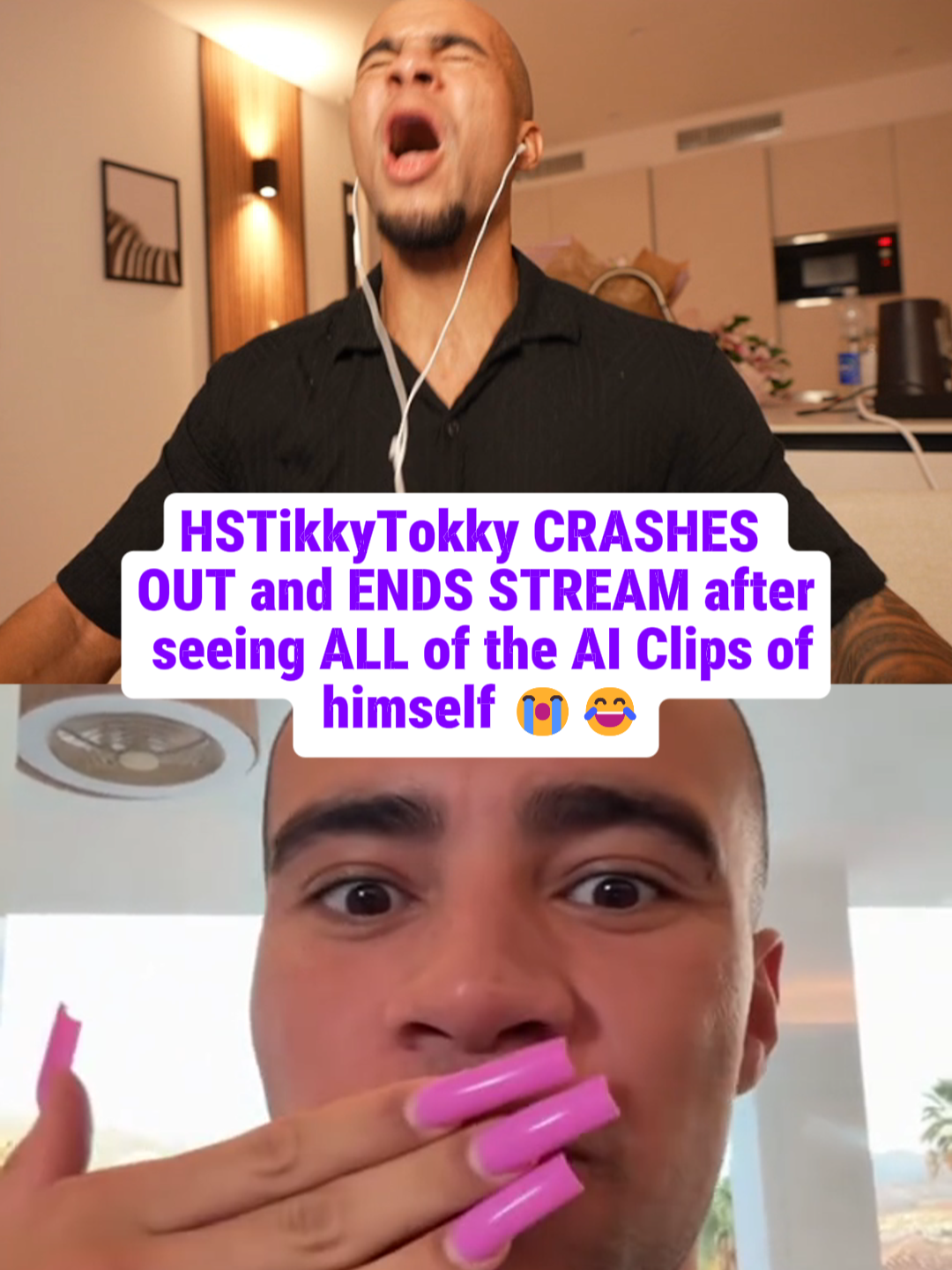 HSTikkyTokky Reacts and CRASHES OUT Over Zesty AI Generated Videos of Himself #hstikkytokky #hs #ai #sora2 #aigenerated #crashout #ragequit