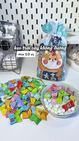 mới ra thêm mấy vị mới như dưa lưới, ổi hồng, vải,… thơm xỉu lun 🍈🍉🍒 #keotraicay #keovitaminc #keotraicayvitaminc #keokhongduong #kẹo  