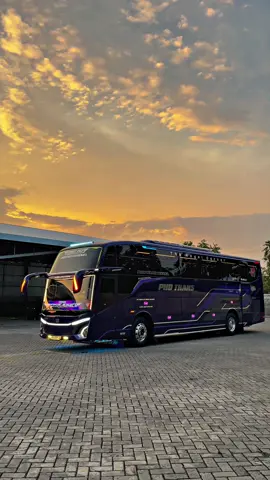 Menyore… #purplegank #mrdamen #phdtrans #buspariwisata #phdtransnganjuk 