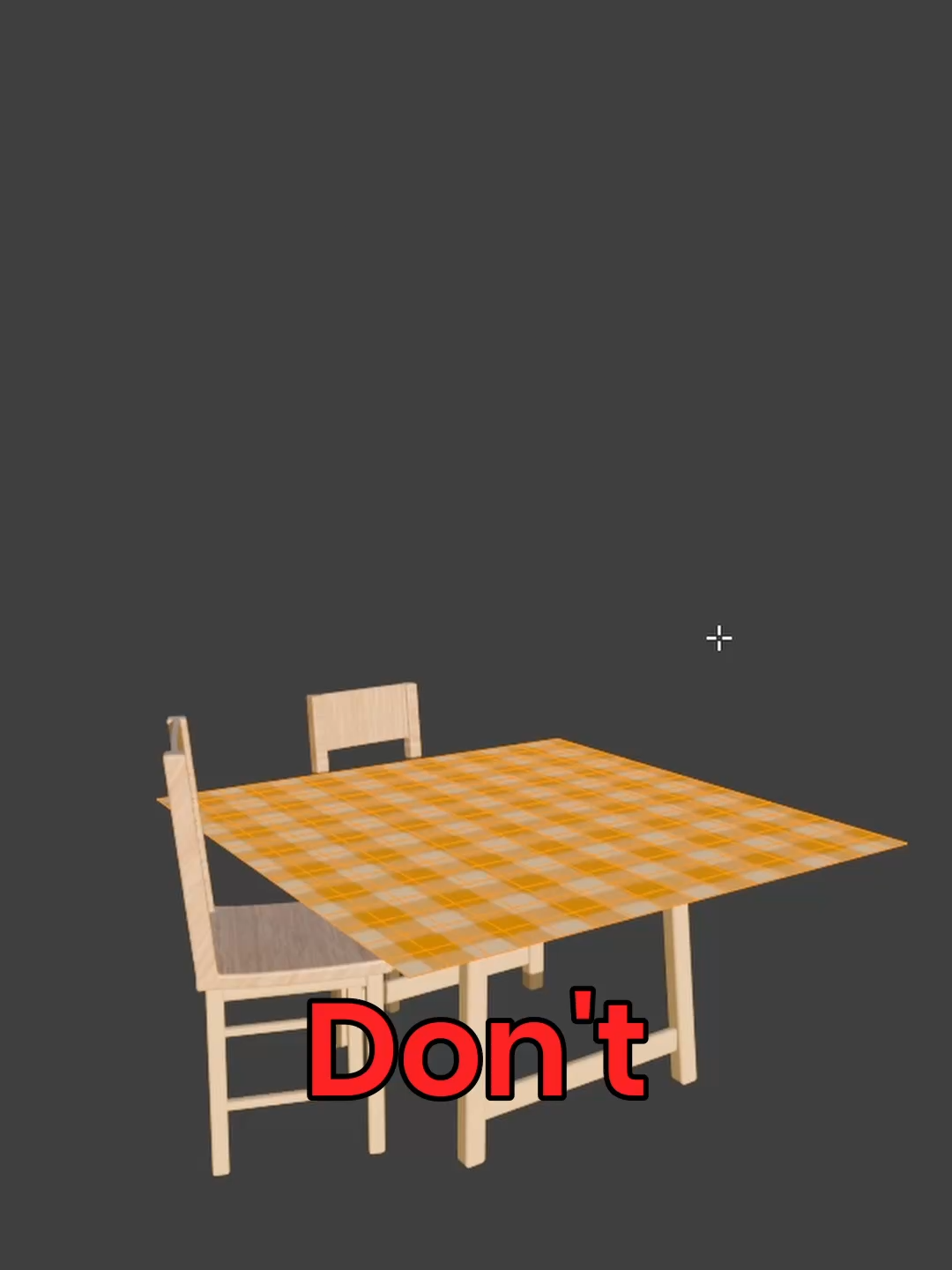 Don’t Make Your Tablecloth Like This 🪶 #blender3d #3dmodeling #fyp