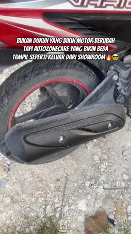 Cairan penghitam permanen Efek motor tua jadi kayak baru keluar dealer cuman dengan produk autozonecare #cairanpengitammotorperman #penghitambodymotor #penghitambodymotorpermanen #penghitamkendaraan 