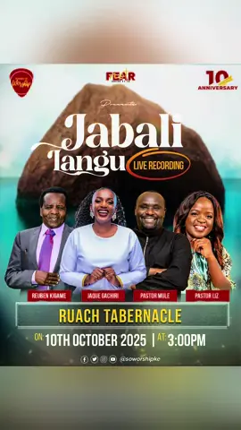 The stage is ready, the backline is set, and the sound is on point all that’s left is for you to join us this Friday! Truly, this is the doing of the Lord. Remember the entry is absolutely free. 📍 Venue: Ruach Tabernacle 📅 Date: 10th October 2025 ⏰ Time: 3:00 PM Let’s lift up the name of the Lord together in worship!  Back line @mannu_baldmann  🎥 @its.amohk  #JabaliLangu #LiveRecording #SoundsofWorship #10YearsAnniversary