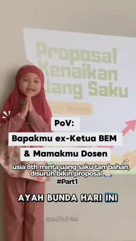 ... #PresentasiMahyraPart3 Allahumma baarik✨ Uang jajan 10.000 di tangan anak 8th aja kurang, apalagi di tangan mamak🤣 ... #parentingalaundadosen  #parentingalaunda #parentingindonesia #parentinganak                 
