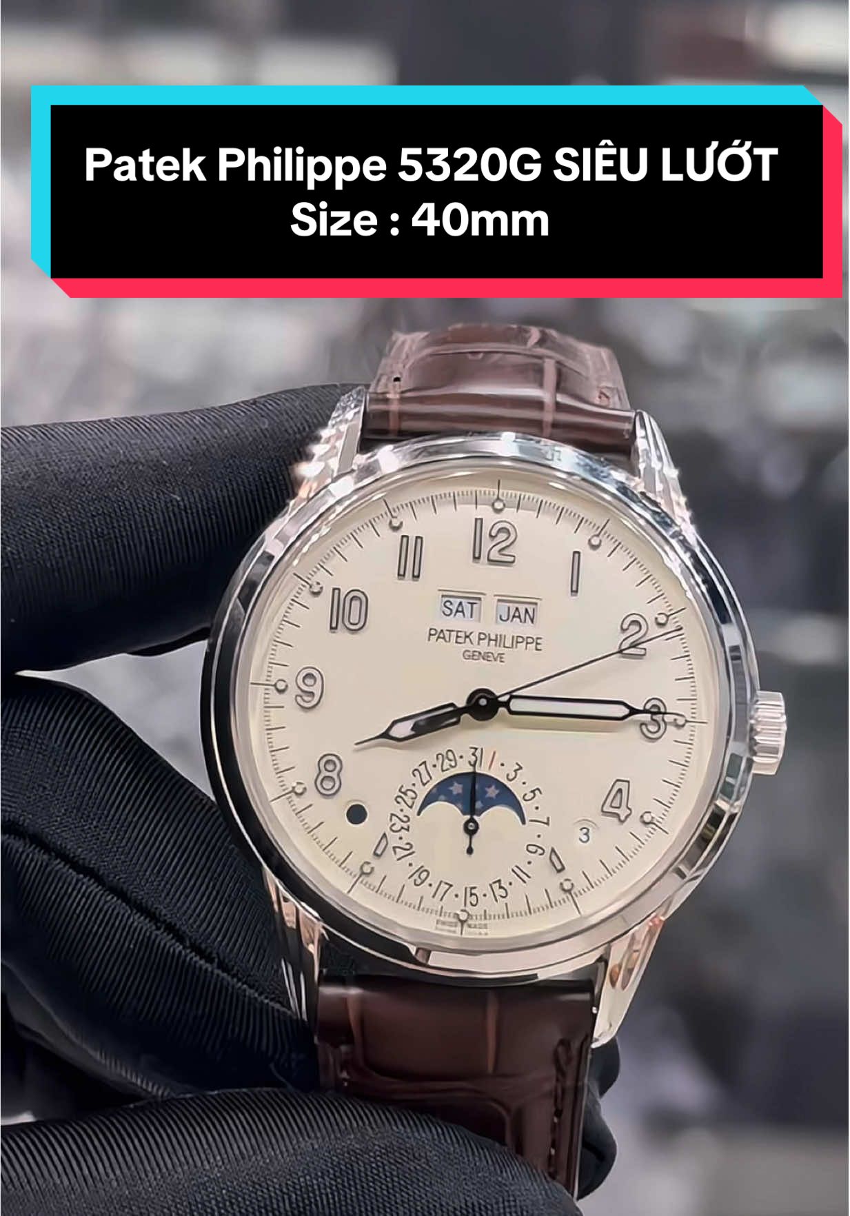 Patek Philippe 5320G Khách Lên Tay Hơi Nhỏ Pass Nhanh Giá Tốt 1 Nửa So Với New 🔥 Size : 40mm #37watchluxury #thinhhanh #xuhuong #asrm #viral 