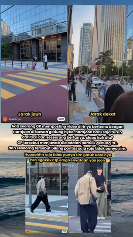 Sbuk bgt keknya y joon bolak balik msuk ke gedung hybe 😱 #bts #rm #namjoon #hybe #fyp 