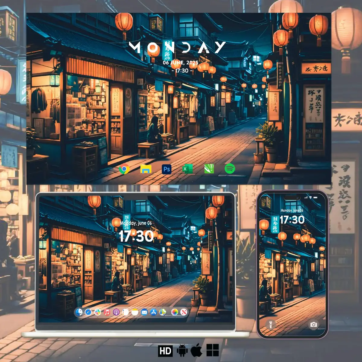 tentang ketenangan 🎧🌧️ | 4k wallpaper #fyp #wallpaper #artwallpaper #aesthetic #anime 