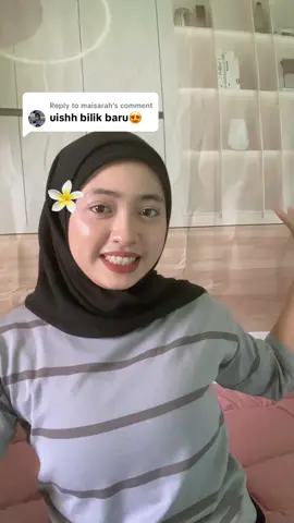 Replying to @maisarah bilik lama nmpak mcm bilik baru dh 🤪 