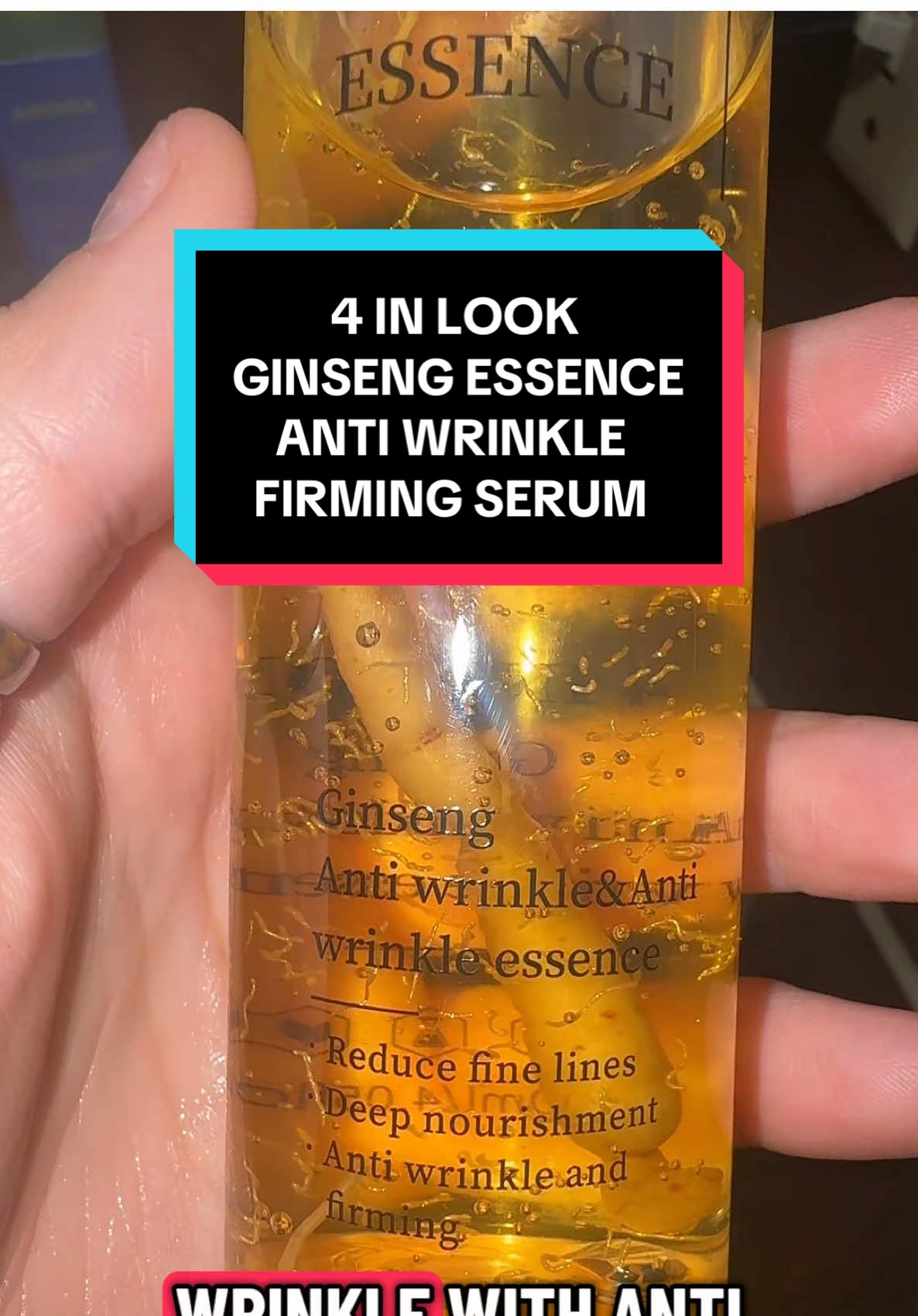 My skin feels softer than ever! #skincare #ginsengserum #firming #antiwrinkle #freesample @4 IN LOOK GLOBAL 