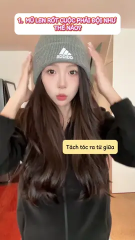 Sắp tới mùa đông rùi, các bà lưu ngay mấy mẹo dùng mũ len và khăn siêu đẹp này đi #phoido #lamdep