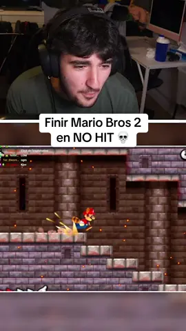 Le no hit de Mario bros 2 💀 je m’y attendais pas à la fin … #mario #mariobross #nintendo #3ds #speedrun 