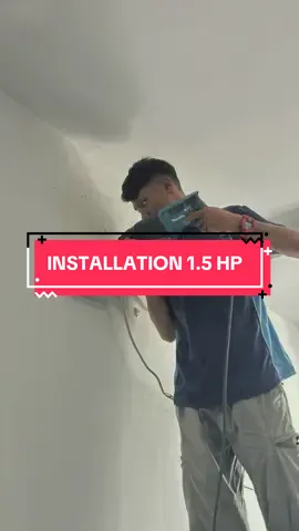 #CapCut settle installation aircond acson 1.5hp✅ #fyp #airconditioner #foryoupage 