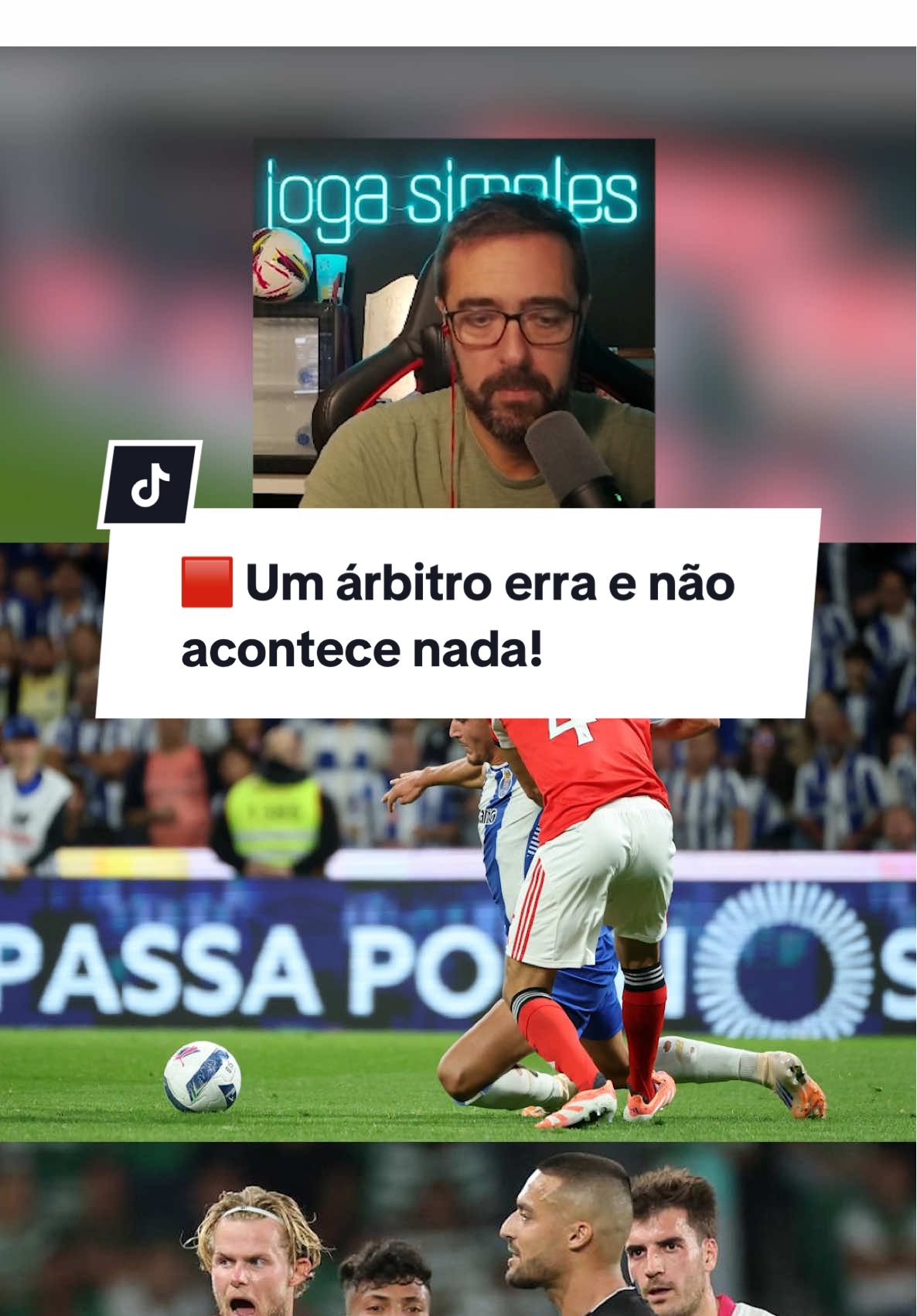 🟥 Um árbitro erra e não acontece nada! Chega de decisões sem explicação, sem escrutínio, sem consequências. Os áudios entre árbitro e VAR deviam ser públicos. As escolhas de nomeações mais transparentes. E quando erram… que haja justiça. Porque se os jogadores e treinadores são expostos os árbitros também deviam ser. E tu, o que achas que falta à arbitragem portuguesa? #LigaPortugal #Arbitragem #VAR