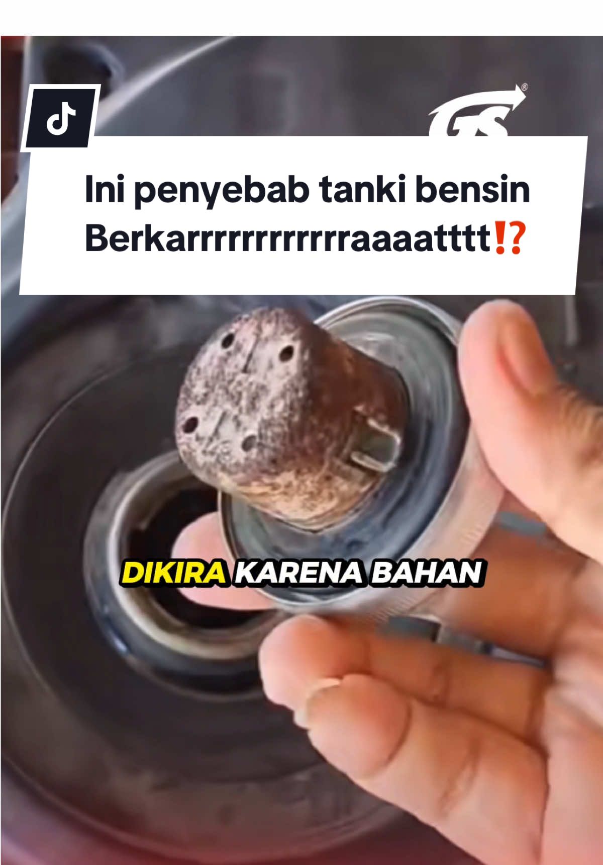 Rahasia di balik tangki karat motor baru, ini penyebabnya⁉️ 🤔#fyp #pertamina #tangkimotor