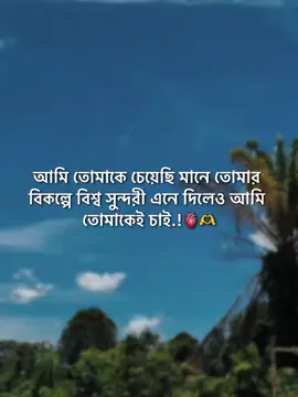 আমি তোমাকে চেয়েছি মানে তোমার  বিকল্পে বিশ্ব সুন্দরী এনে দিলেও আমি  তোমাকেই চাই.!🫀🫶 #yeasin_048 #foryou #vairal #dera_tiktok_team_plezz_unfreez_my_acoun  @TikTok @#foryou 