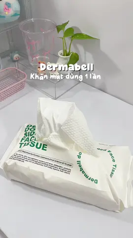 Khăn mặt lau 1 lần siu tiện lợi #dermabellvietnam #dermabell #khanlaumatkho #xuhuong #review 