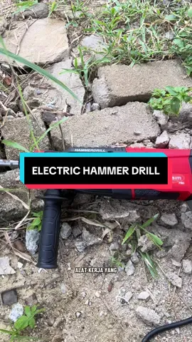 ELECTRIC HAMMERD DRILL Untuk kerja2 pecahkan konkrit. Tebuk dinding konkrit. Boleh pakai yg ni  #hammerdrill #electrichammerdrill #concreate #simen #batu   