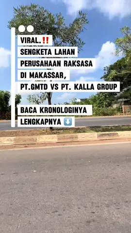 PT Hadji Kalla melaporkan PT Gowa Makassar Tourism Development (GMTD) Tbk ke polisi atas dugaan penipuan dan penggelapan lahan seluas 4 hektare di Makassar, Sulawesi Selatan (Sulsel). PT Hadji Kalla mengaku menerima tanah bermasalah dari hasil kesepakatan tukar-menukar lahan. Kuasa hukum PT Hadji Kalla, Hasman Usman mengatakan, kasus bermula pada 2015 silam. Saat itu Direktur PT GMTD, Wahyu Tri Laksono mengajukan usulan tukar-menukar lahan dengan PT Hadji Kalla di kawasan Tanjung Bunga, Makassar. 