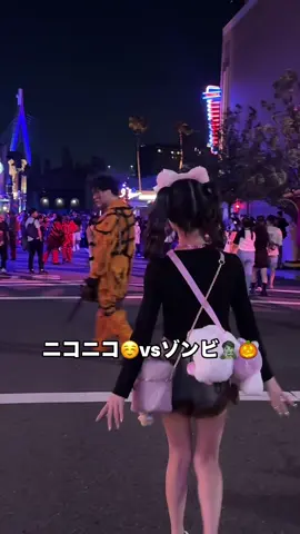 ゾンビはにこにこしたらいいらしい🧟‍♀️❤️‍🩹 #USJ#Halloween #ゾンビ#ゾンビロウィンホラーナイト 
