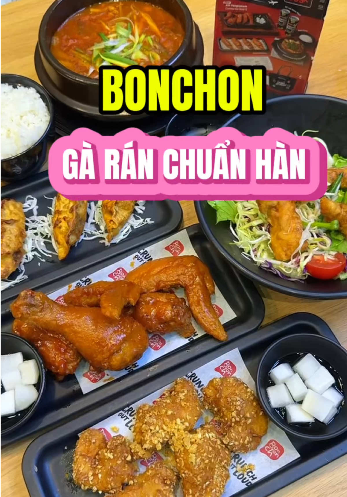 Tín đồ gà rán ơiii ghé Bonchon thử xốt mới liền nha  #Bonchon #garanbonchon #garan #friedchicken 