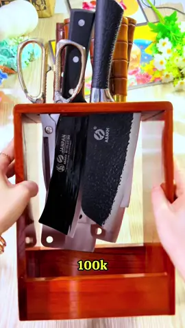 Kệ gỗ đựng dao kéo nhà bếp 100k #emchintaphoa #xuhuong #xh #kededao 