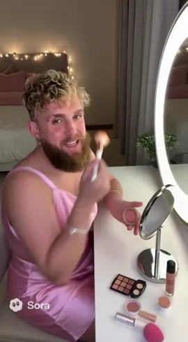 jake pauls makeup routine?? @Jake Paul  #makeup #jakepaul #ai #tutorial #routine