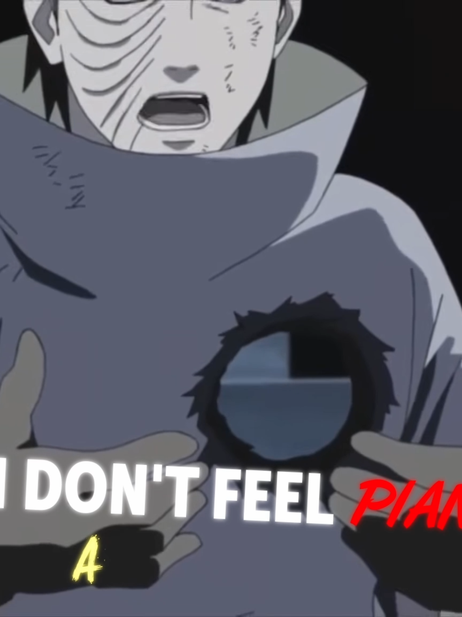 I don't feel pian any longer💔#obito #obitouchiha #tobi #naruto #narutoshippuden #animeedit #animefyp #fyp