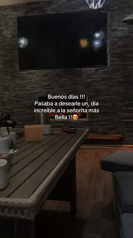 Buenos días !!! Pasaba a desearle un, día increíble a la señorita más Bella !!
