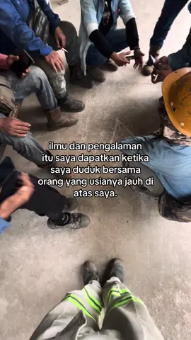 Terimakasi degan semua ilmunya senior 🙌🏻#kuliproyek #proyekcina #fitter #fitterwelder #imip_helmkuning 