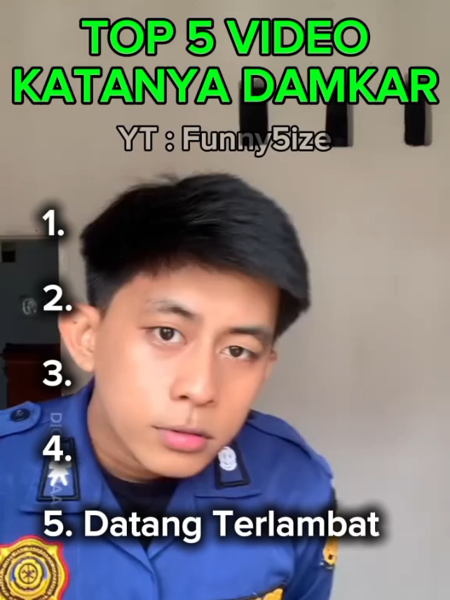 TOP 5 VIDEO LUCU KATANYA DAMKAR | sc: @katanyadamkar #damkar #pemadamkebakaran #top5 #lucu #fyp 