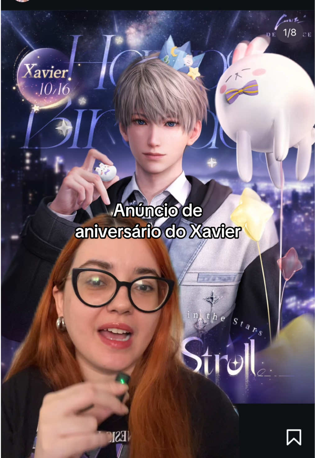 Vcs vão tentar pegar a carta? Boa sorte a todas as Xavier girlies 🐇❤️ #lads #loveanddeepspace #xavierloveanddeepspace 