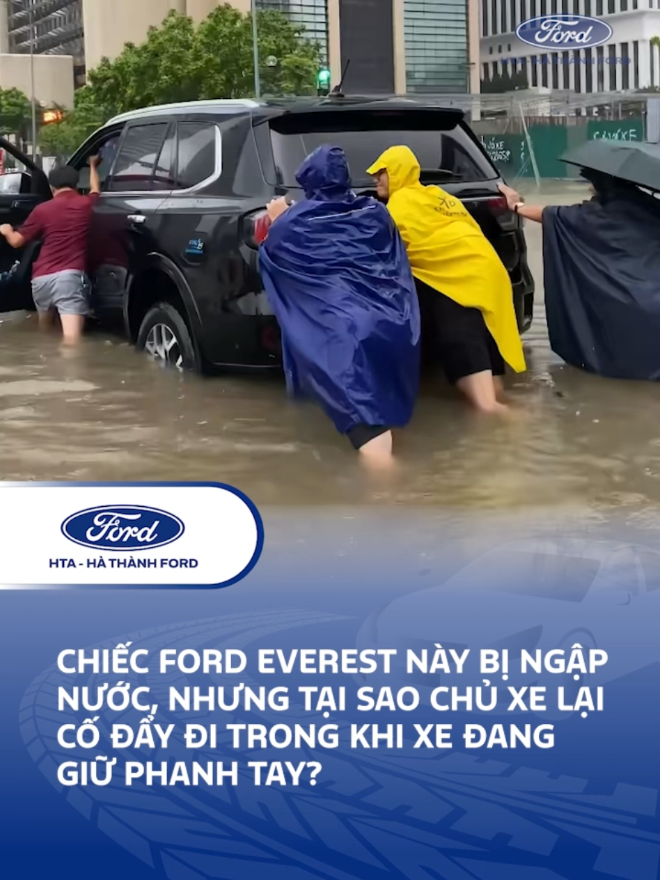 Tip giúp xe Ford Everest thoát nạn ngập nước trong mùa mưa bão Hà Nội. Lưu lại và chia sẻ cho các chủ xe Ford ngay #fordeverest #fordranger #fordterritory #hathanhford #hathanhauto 