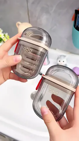 Soap and tootbrush storage box organizer #travelessentials #soapcontainer #soapandtoothbrushorganizer #storageorganizer