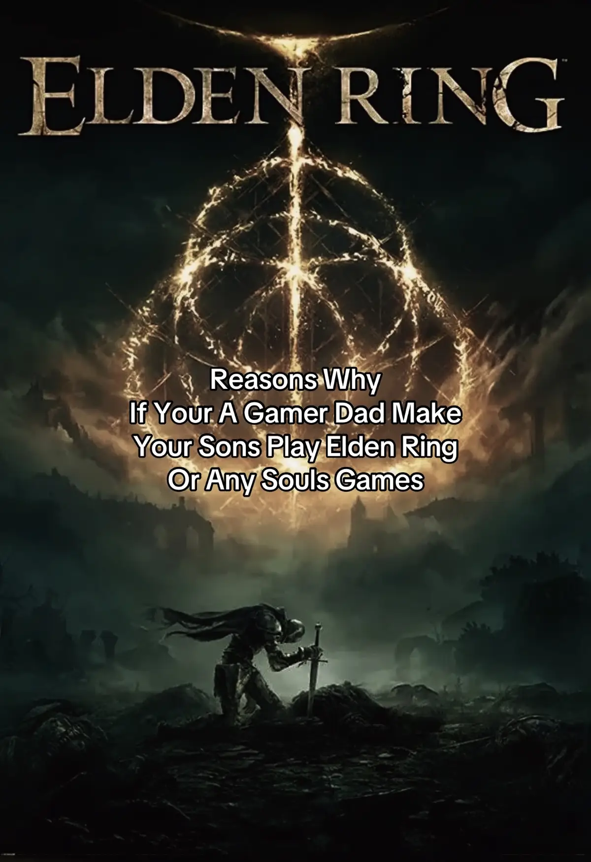 Today I Told My Son Good Luck On His Test He Goes “Dad I Beat Elden Ring I Got This” THATS WHAT THE F**K IM TALKING ABOUT!!!!! And They Say Video Games Don’t Teach You Anything #steveogamin #GamingOnTikTok #eldenring #fyp #gamerdad 