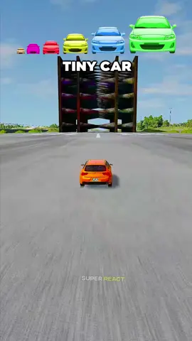 Big & Small Cars vs Thorn Bridge - BeamNG.Drive