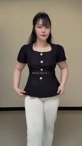 Manoir Top @VIANCE.ID seen on 158cm 65kg  . #outfit #outfitkantor #fitcheck #semiformal #OOTD 