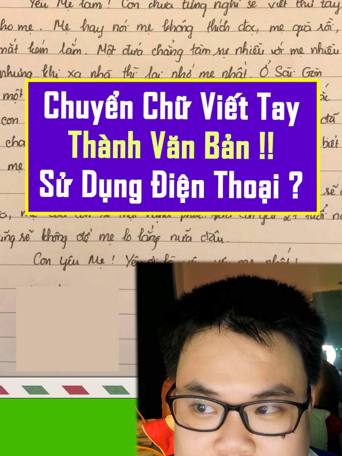 mẹo sử dụng điện thoại chuyển đổi chữ viết bằng tay thành văn bản #minhlakhoa #khoatinhoc #tinhocvanphong #meotinhoc #LearnOnTikTok 