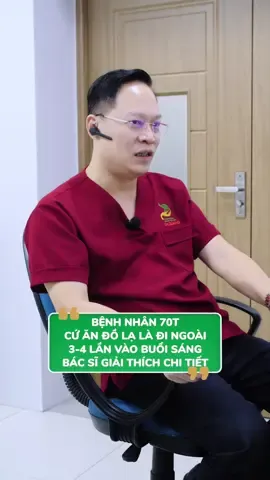 Bệnh nhân 70 tuổi, cứ ăn đồ lạ vào là đi ngoài 3-4 lần vào buổi sáng. Bác sĩ Giang giải thích chi tiết #dingoai #noisoidaday #noisoidaitrang #noisoitieuhoa #bacsigiangnoisoi 