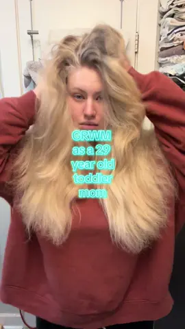 I was going to use a different song, but my 2 year old was dancing and singing to this one so it’s staying 🥹🥰 #sahm #grwm #momstyle #makeuptok #tarte #casualoutfits #beachwaver #hairtok #jessemccartney 