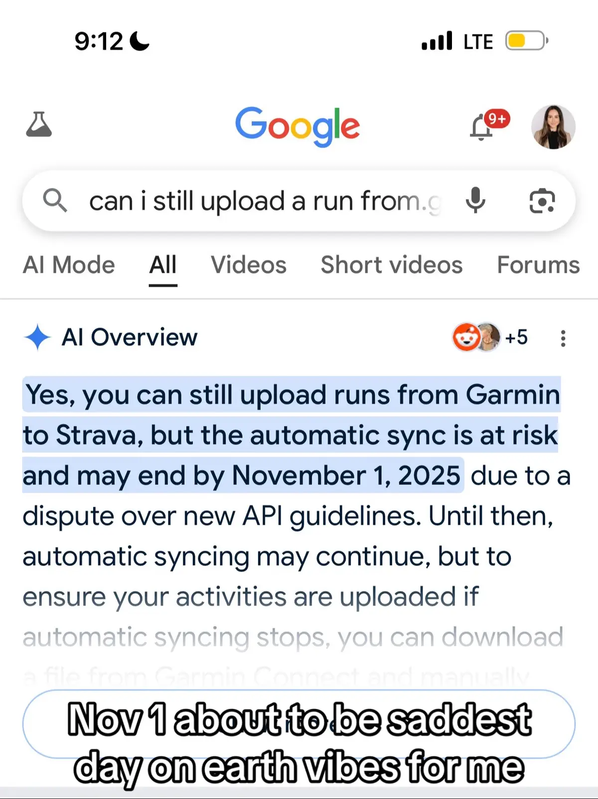 It just keeps getting worse :// #strava #garmin #Running #run #fyp 