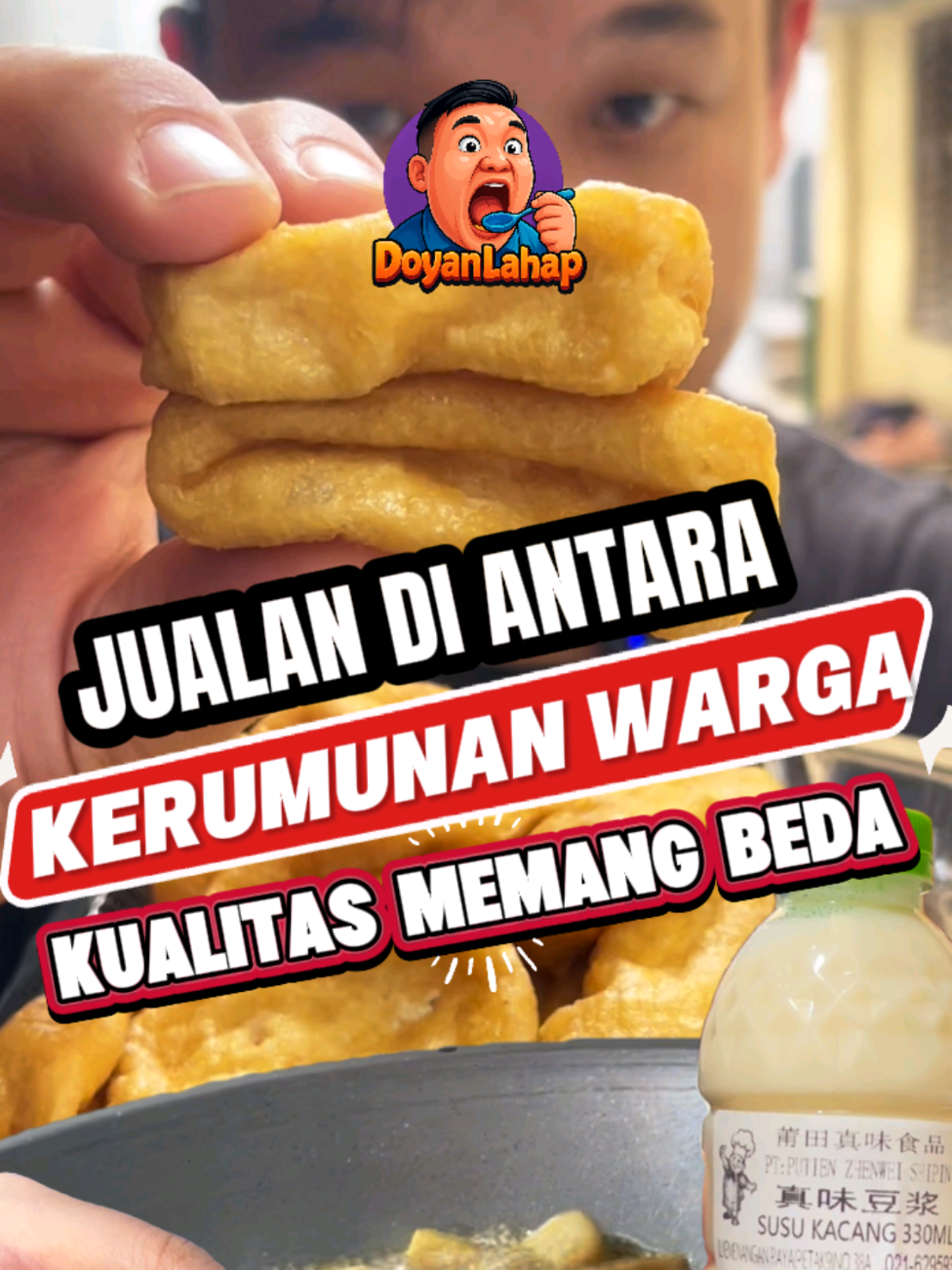 JUALAN DIANTARA KERUMUNAN ORANG, RASANYA GOKIL! 📍Pu Tien Hing Hwa Tahu 🐷NON-HALAL⚠️ ✨ 9/10 💰 Start From 7K Lokasi lengkap akhir video ya! Cheers! 🙌🔥 #tahu #susu #kulinertiktok 