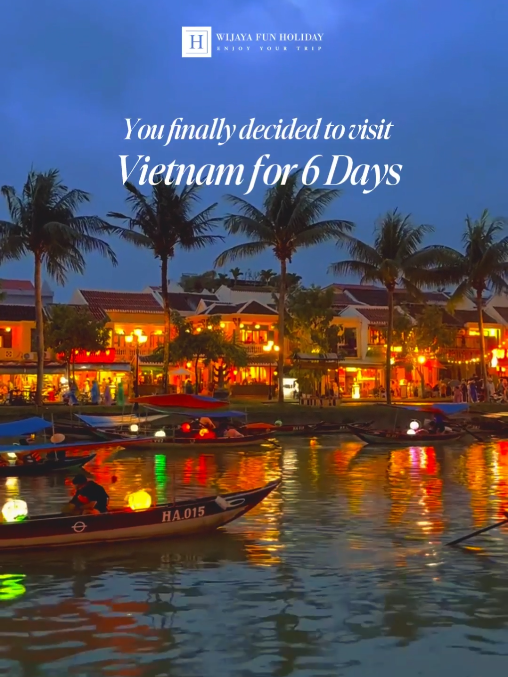 6 days, 5 nights, 5 iconic destinations in one trip! ✨ From the cultural heartbeat of Hanoi, the breathtaking views of Sapa & Fansipan, the majestic Golden Bridge in Ba Na Hills, to the lantern-lit charm of Hoi An Ancient Town 🌏💫 This is your chance to experience Vietnam’s best highlights in just one journey! Seats are limited — book now and make your dream holiday happen ✈️ #VietnamSpecialist #WijayaFunHoliday #ExploreVietnam #VietnamTrip #SapaFansipan 