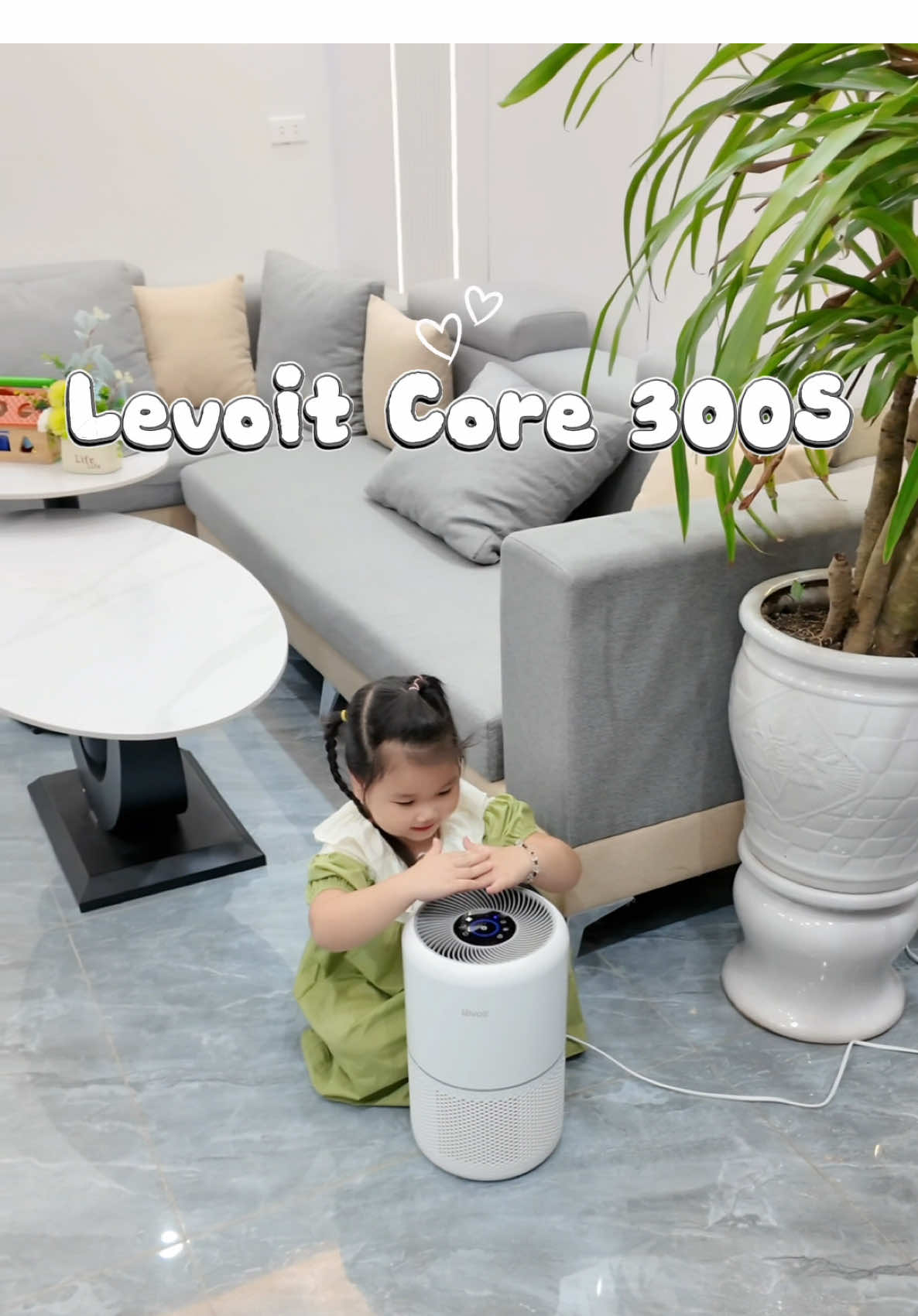 Nhà có con nhỏ thì nhất định phải có em máy lọc không khí Levoit Core 300S trong nhà cà mẹ ạ #maylockhongkhi #levoitvietnam #levoitcore300s 