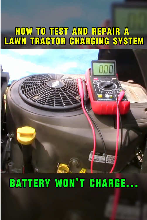 How to Test and Repair a Lawn Tractor Charging System Part 1 #lawn #lawnmower #mower #lawncare #repair 