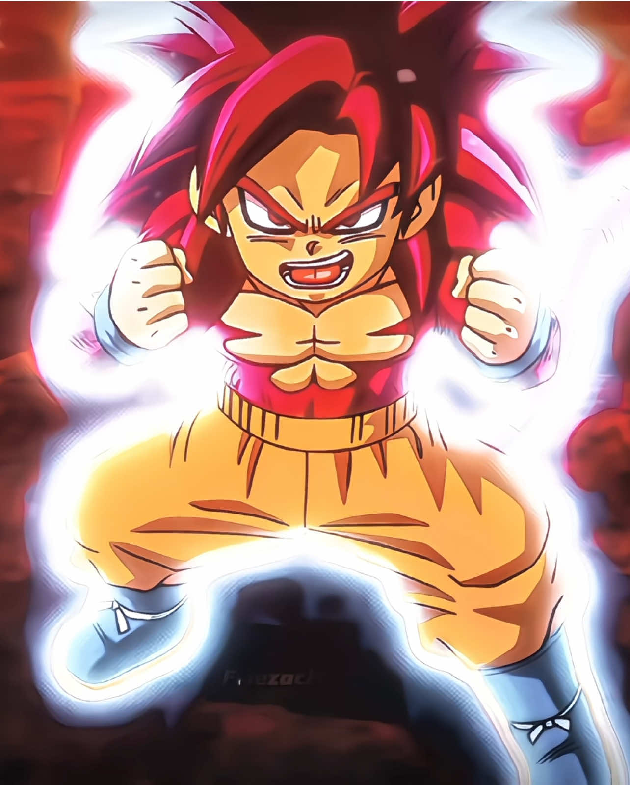 Khỉ con😙🔥 #dragonball #dragonballdaima #gokussj4 #friezachan #viral 