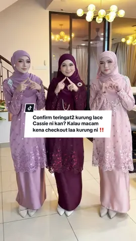 Confirm teringat2 kurung lace Cassie ni kan? Kalau macam kena checkout laa kurung ni Jumaat jam 9pagi tau 🙈✨ Make sure set alarm takut terlepas live baju cantik ni 🔥 #nfhboutiquegallery #kurung #kurungcantik #bajuwanita #kurungviral 