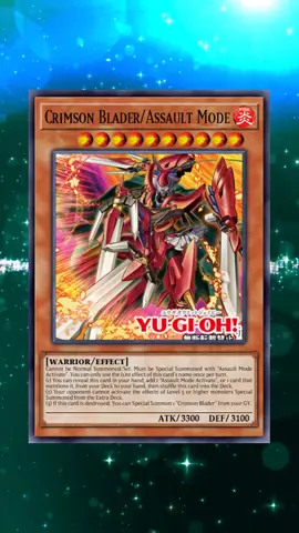 Crimson Blader/Assault Mode #yugioh #yugiohtcg #yugiohcards 