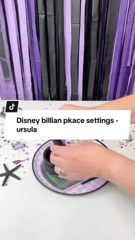 Disney Villains Place Settings🖤 #1 URSULA 🐙 I’m trying out a “deconstructed” modern interpretation of Disney Villains. First up is Ursula, let me know what you think! 🐙 created matching confetti for each villan for me! 🐙The main components are: 🖤Tableware 🖤 Cauldron 🖤Octopus finger puppets 🖤 Wax lip cutlery stand 🐙 Drop a “Villan” if you’d like me to DM 🛒🔗 for you to try it out! 🐙 #disneyvillains #disneyvillains #disneyvillianparty  #disneyvillianstablesetting